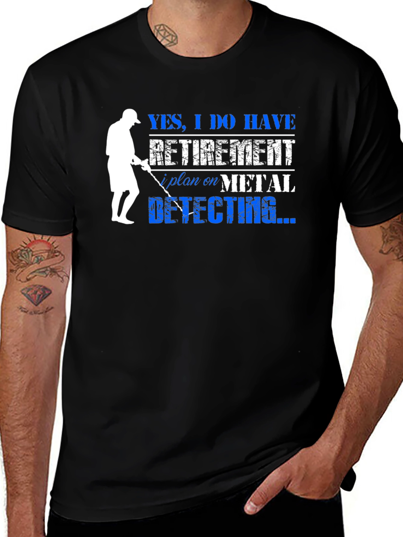 Funny Metal Detecting Retirement Plan T-Shirt