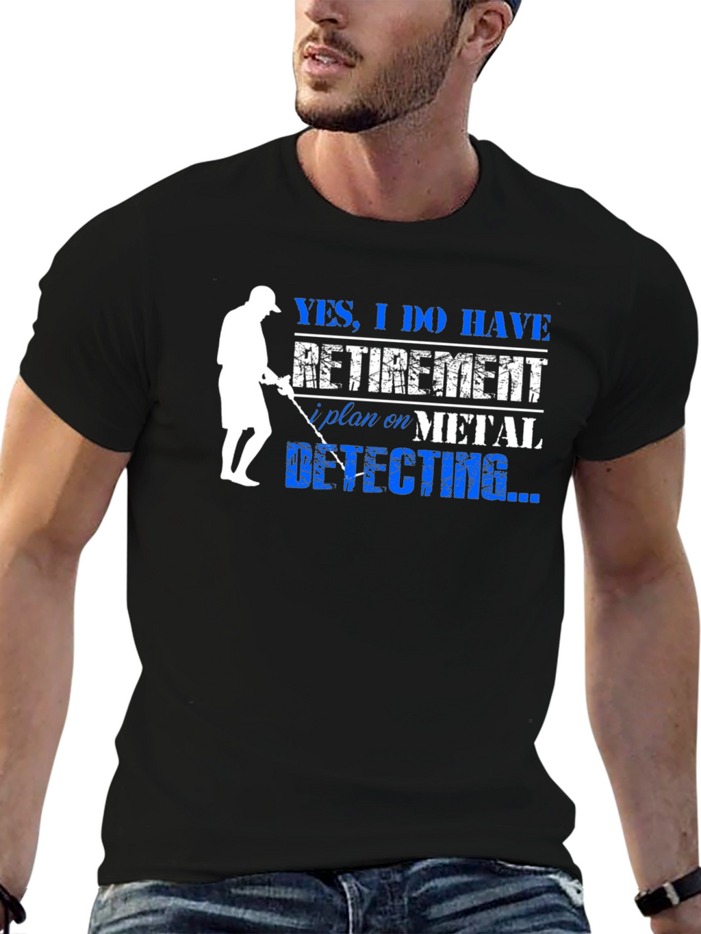 Funny Metal Detecting Retirement Plan T-Shirt