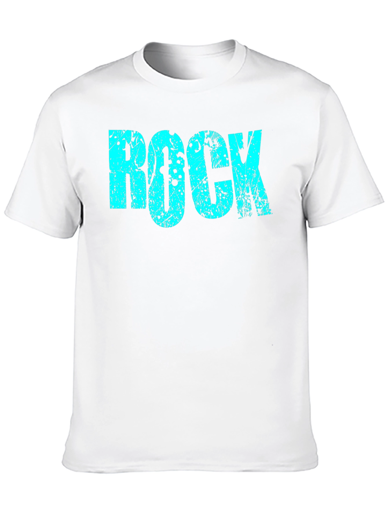 Rock Graphic T-Shirt Black Cotton Tee