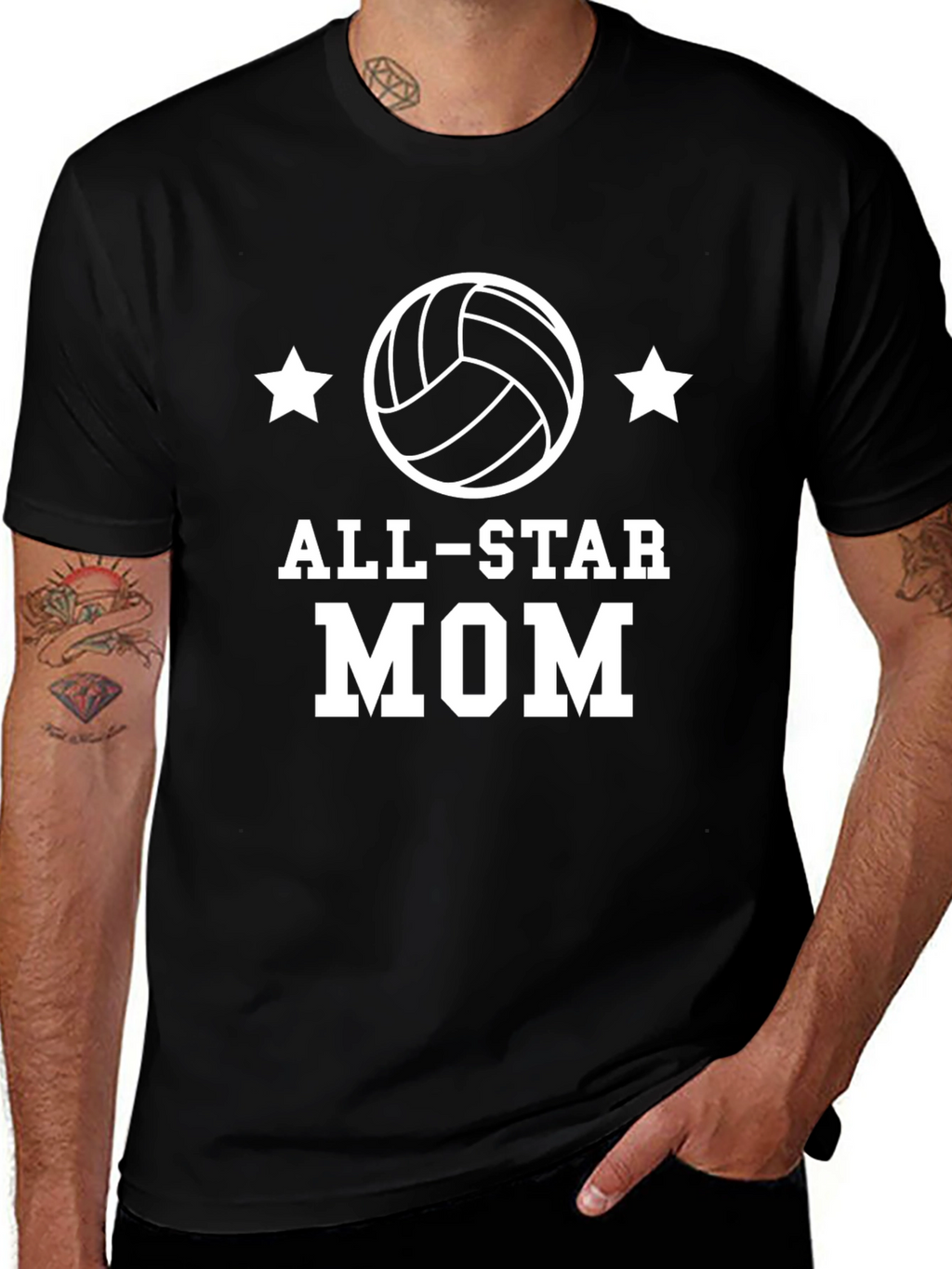 All-Star Mom Volleyball T-Shirt
