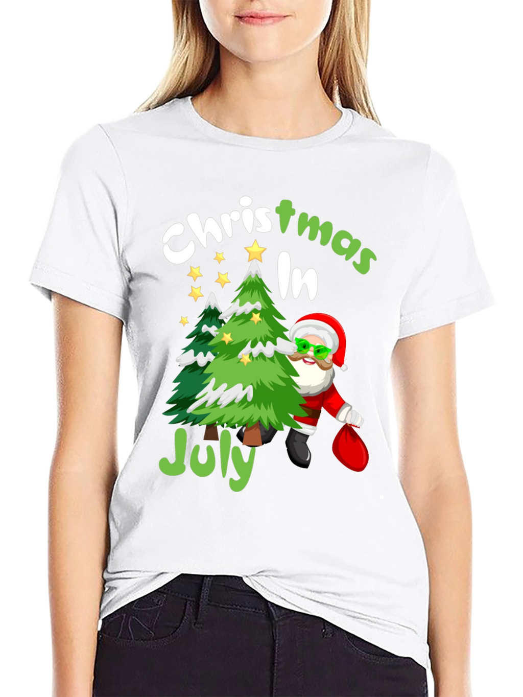 Christmas In July Santa T-Shirt