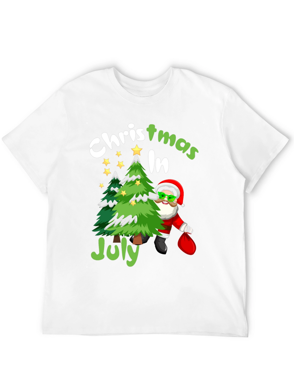 Christmas In July Santa T-Shirt