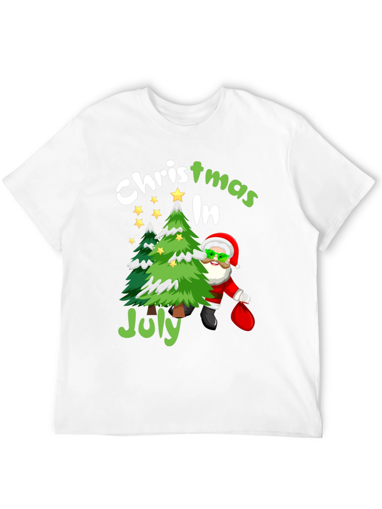 Christmas In July Santa T-Shirt
