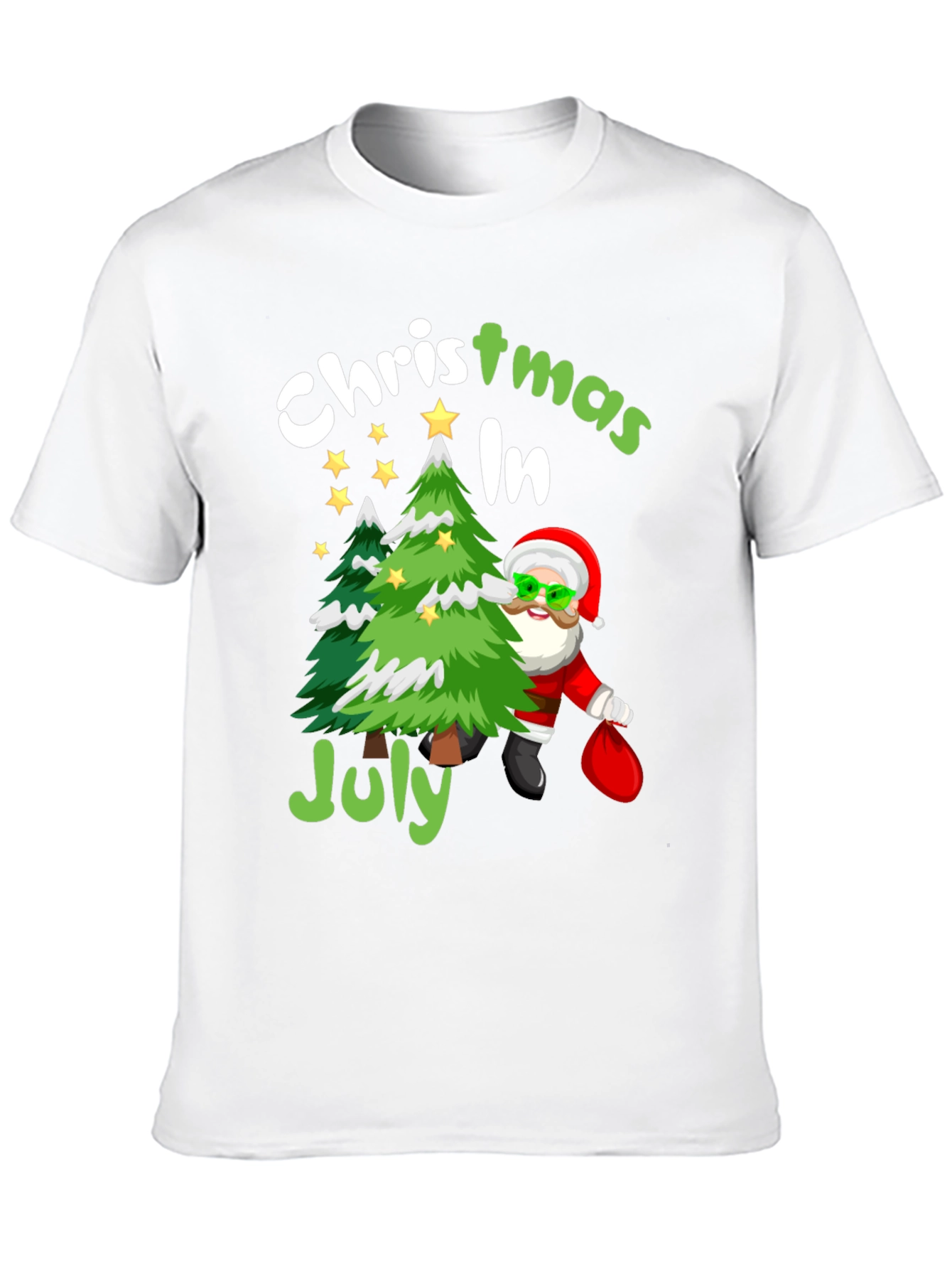 Christmas In July Santa T-Shirt