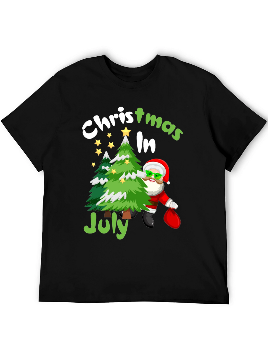 Christmas In July Santa T-Shirt