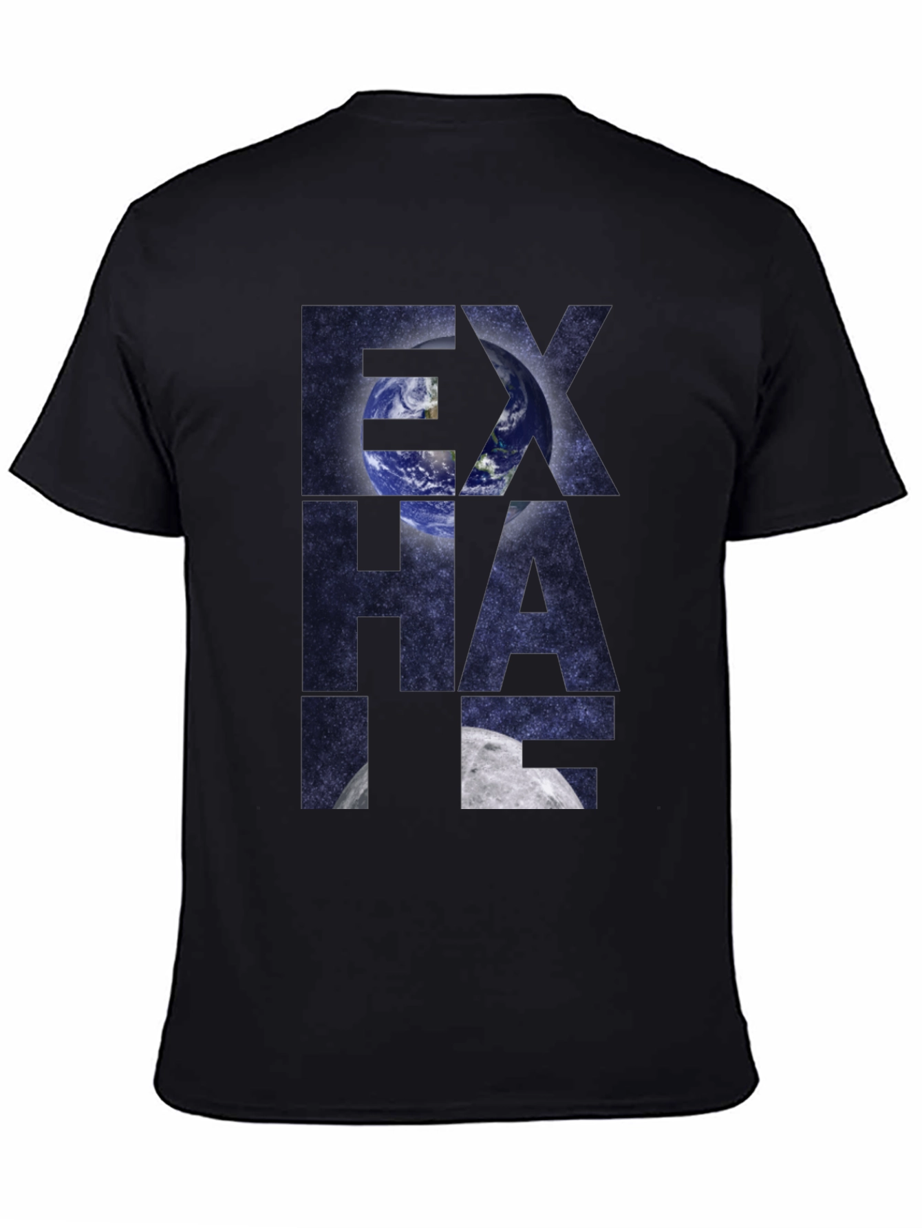 Exhale Earth & Moon Graphic Tee