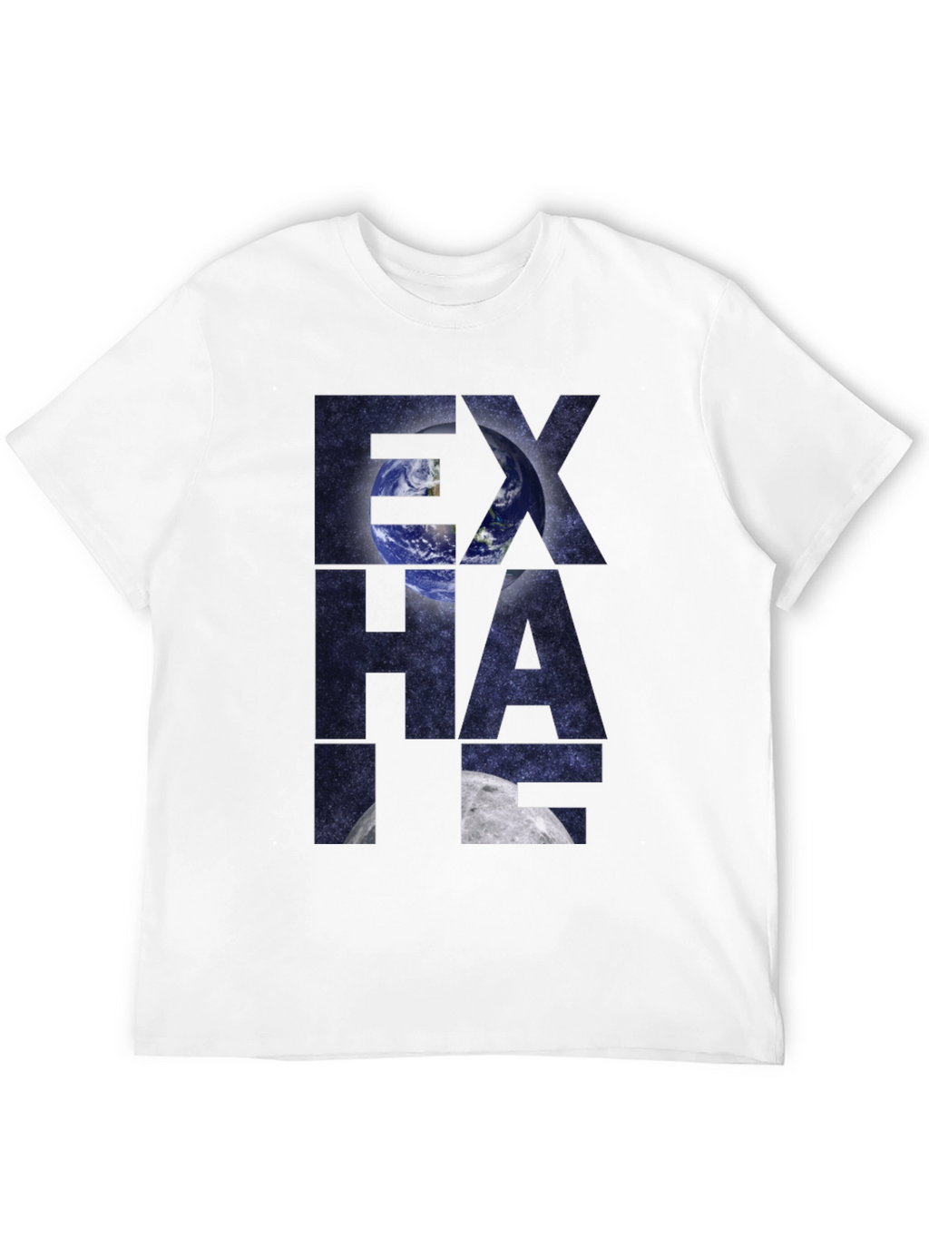 Exhale Earth & Moon Graphic Tee
