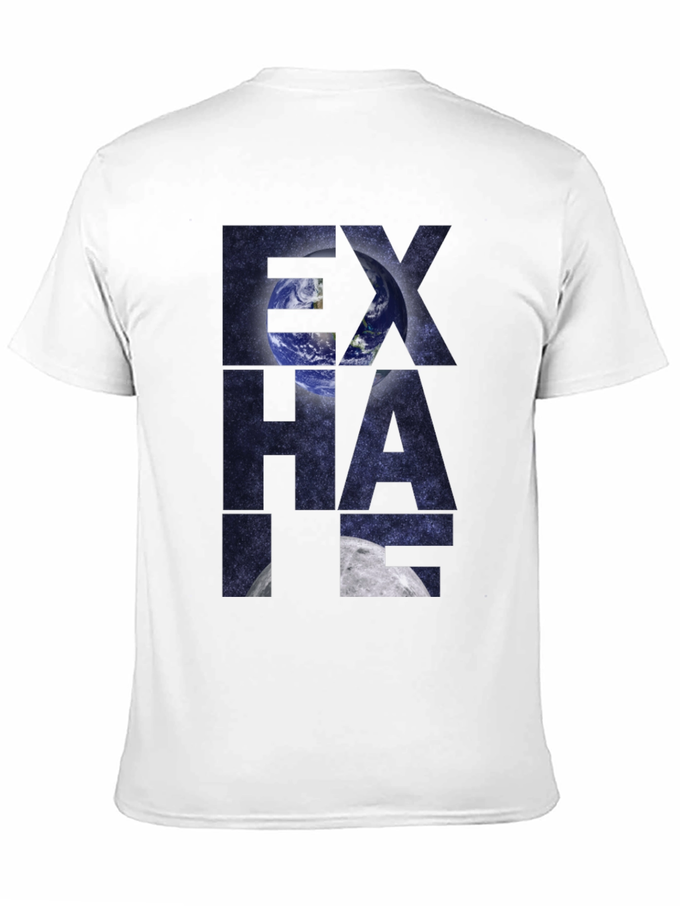 Exhale Earth & Moon Graphic Tee