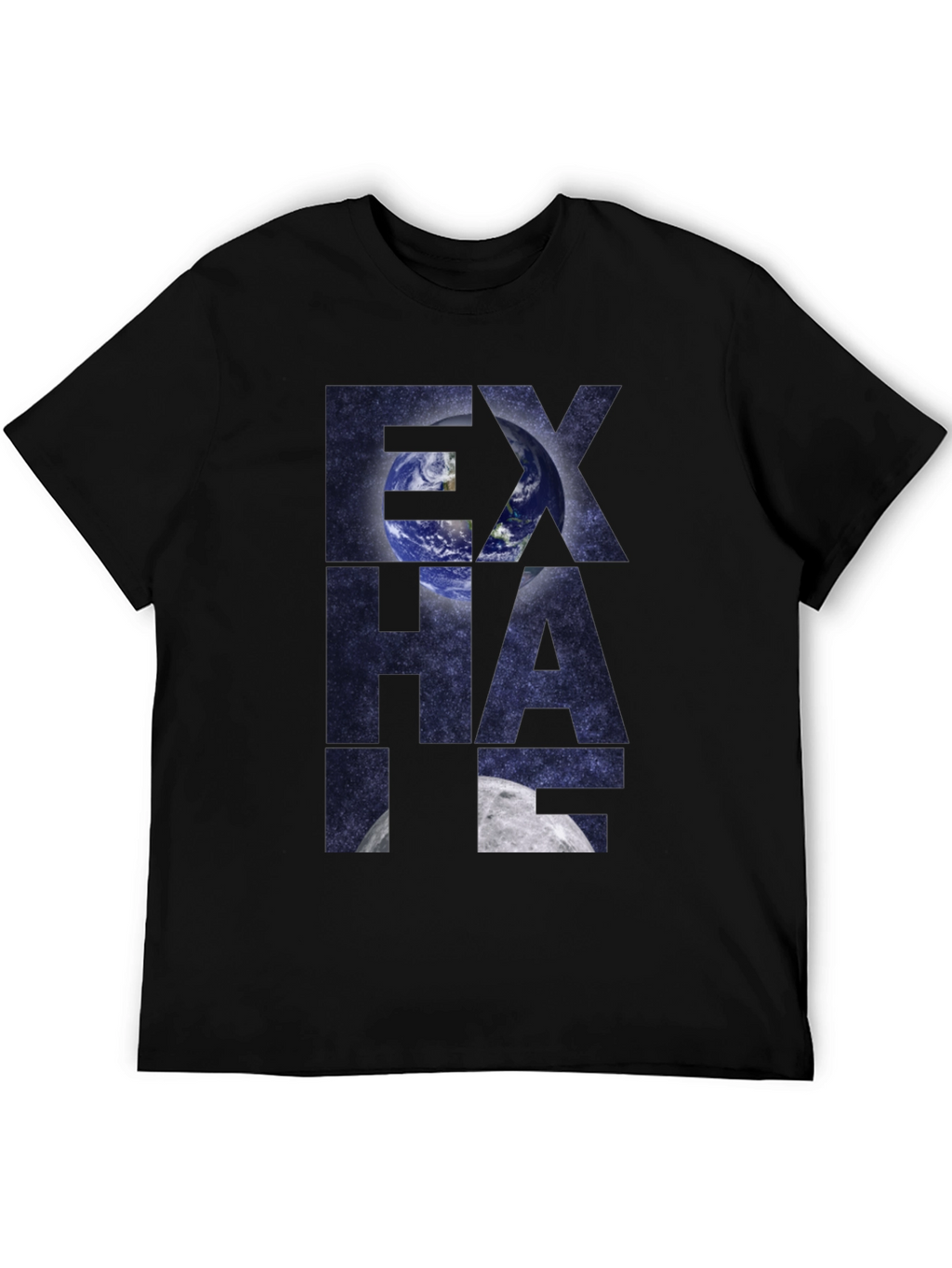 Exhale Earth & Moon Graphic Tee