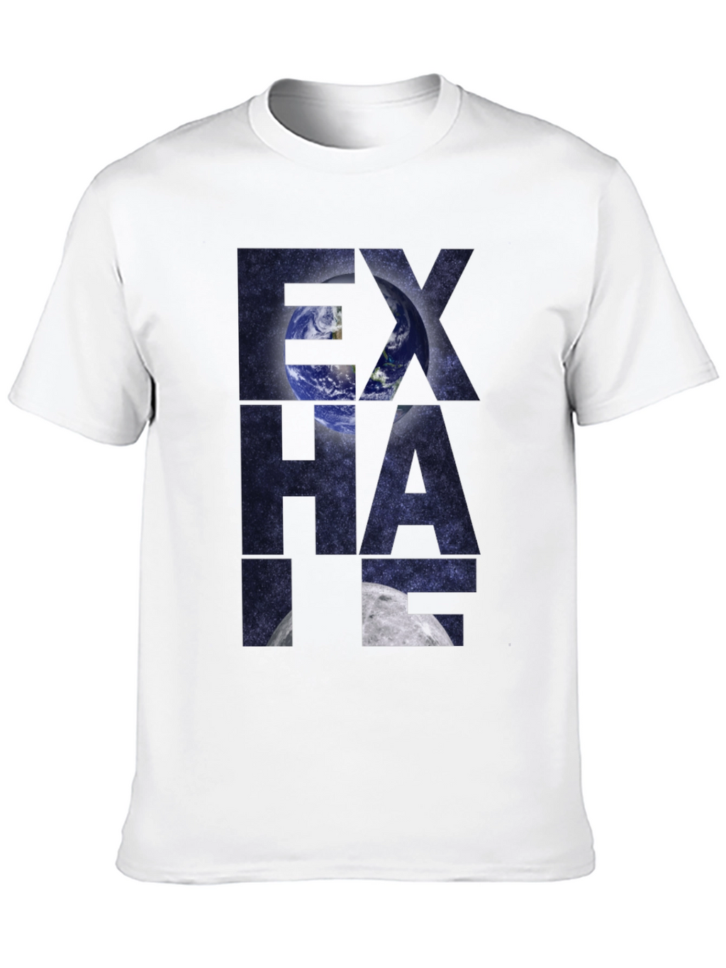 Exhale Earth & Moon Graphic Tee
