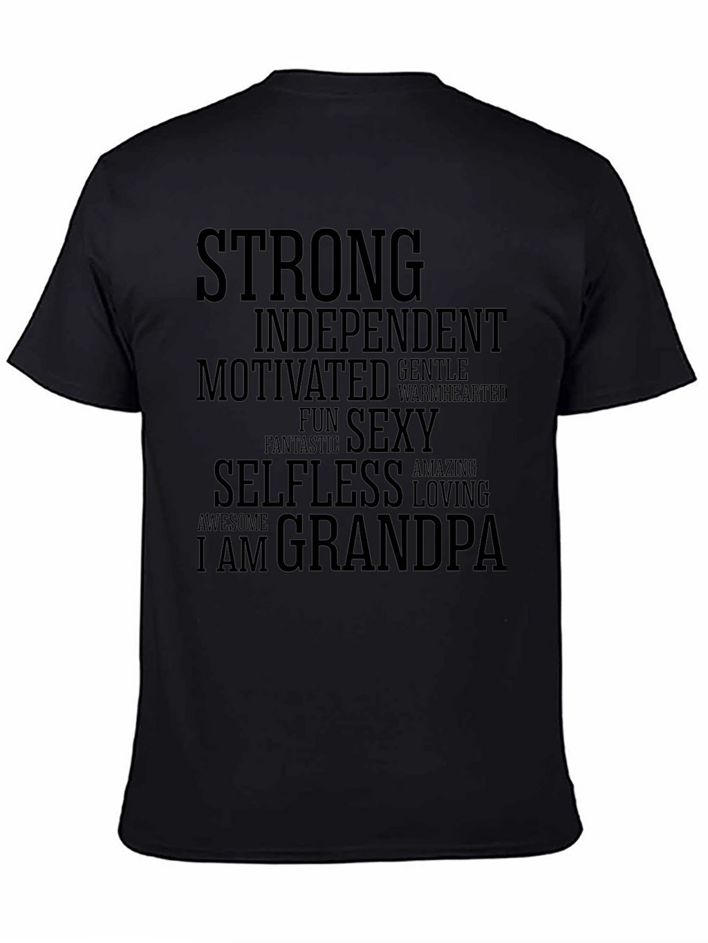 Strong Grandpa T-Shirt - Soft Cotton Blend Tee