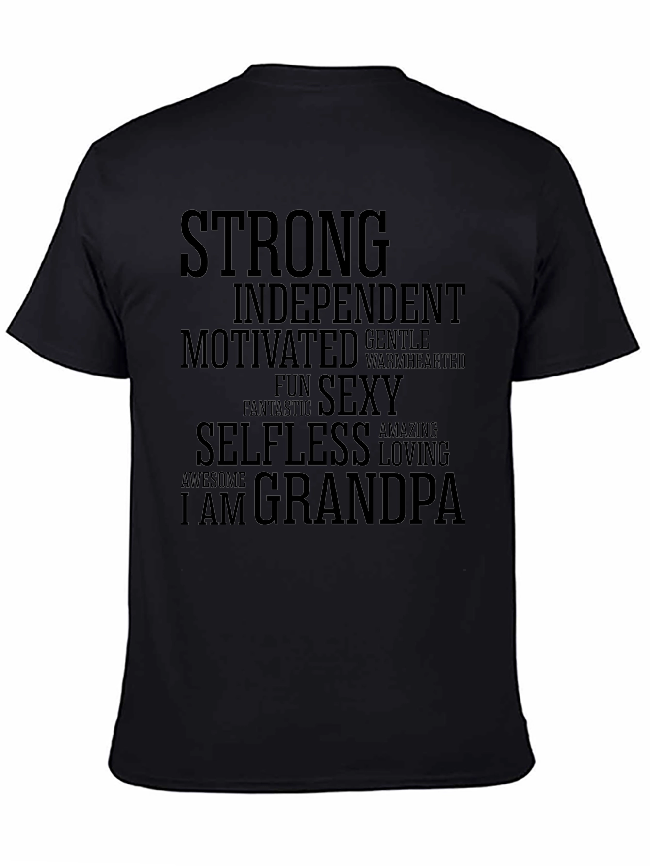 Strong Grandpa T-Shirt - Soft Cotton Blend Tee