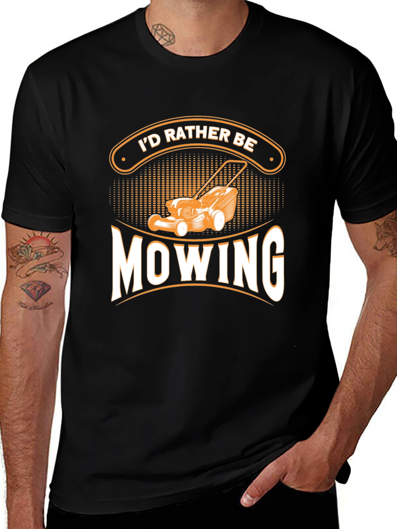 Id Rather Be Mowing T-Shirt - Gardener Gift