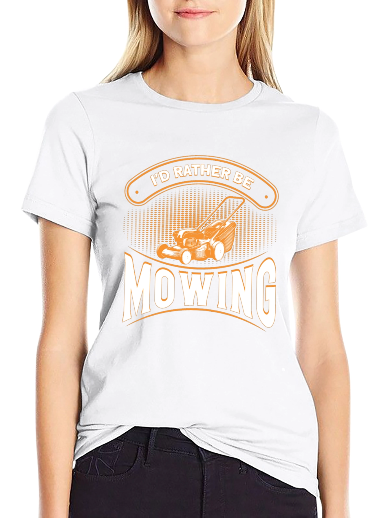 Id Rather Be Mowing T-Shirt - Gardener Gift