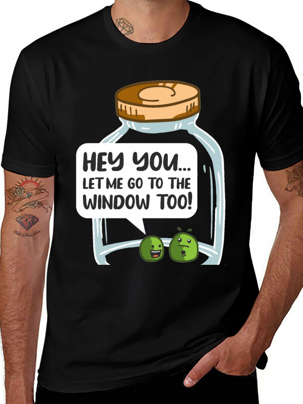 Funny Let Me Go To The Window Too! T-Shirt