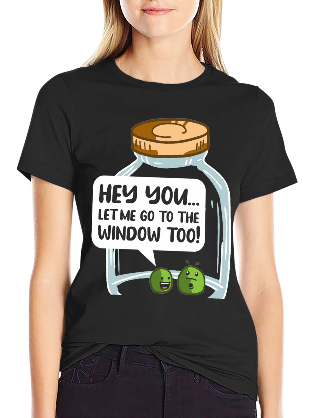 Funny Let Me Go To The Window Too! T-Shirt