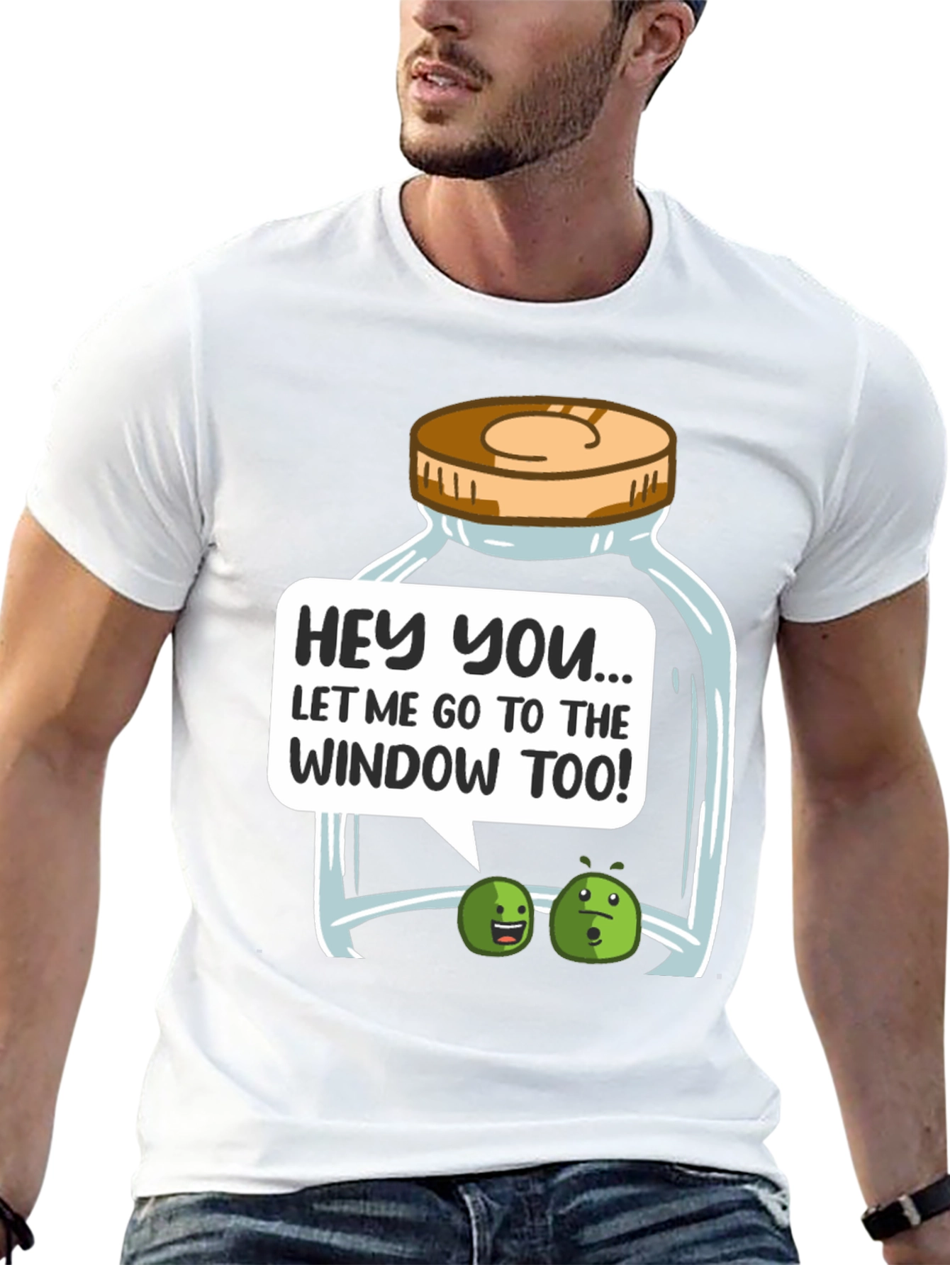 Funny Let Me Go To The Window Too! T-Shirt