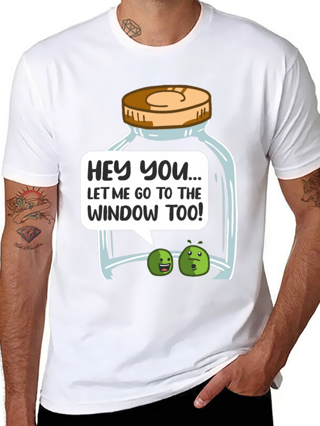 Funny Let Me Go To The Window Too! T-Shirt