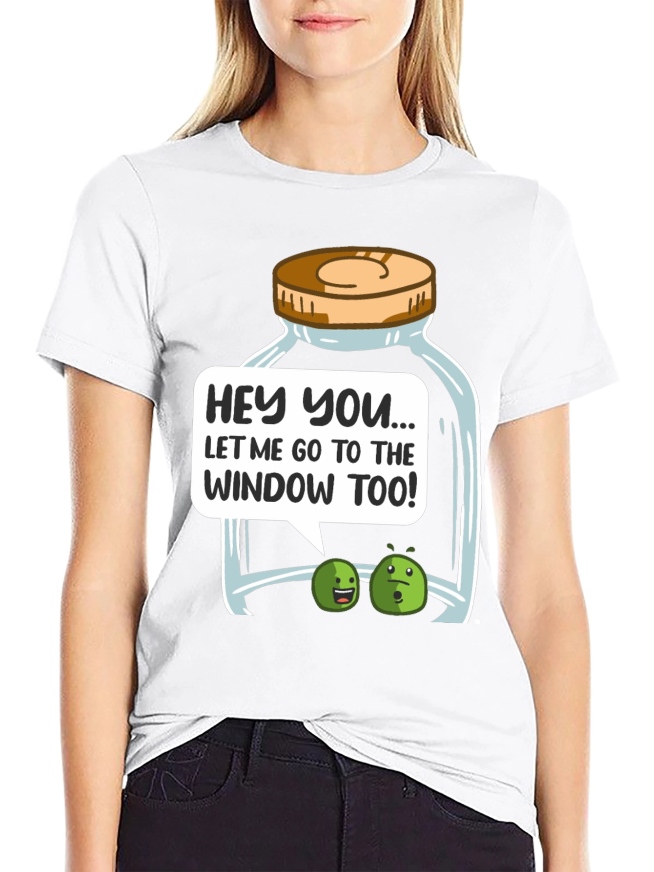 Funny Let Me Go To The Window Too! T-Shirt