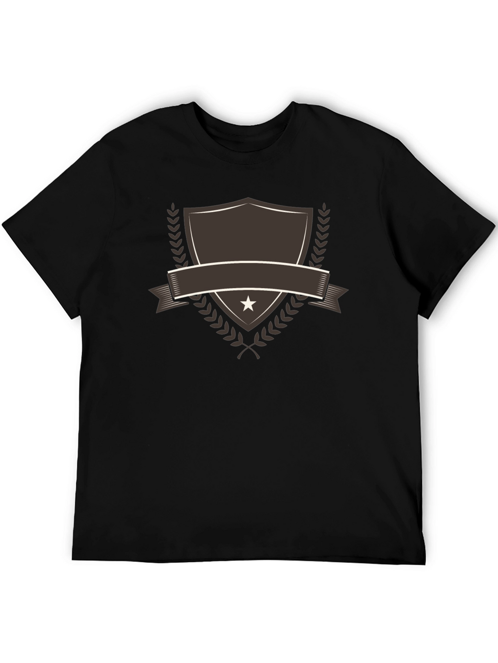 Emblem Shield Graphic Tee - Stylish Casual Shirt