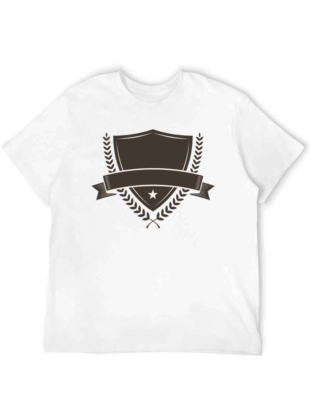 Emblem Shield Graphic Tee - Stylish Casual Shirt