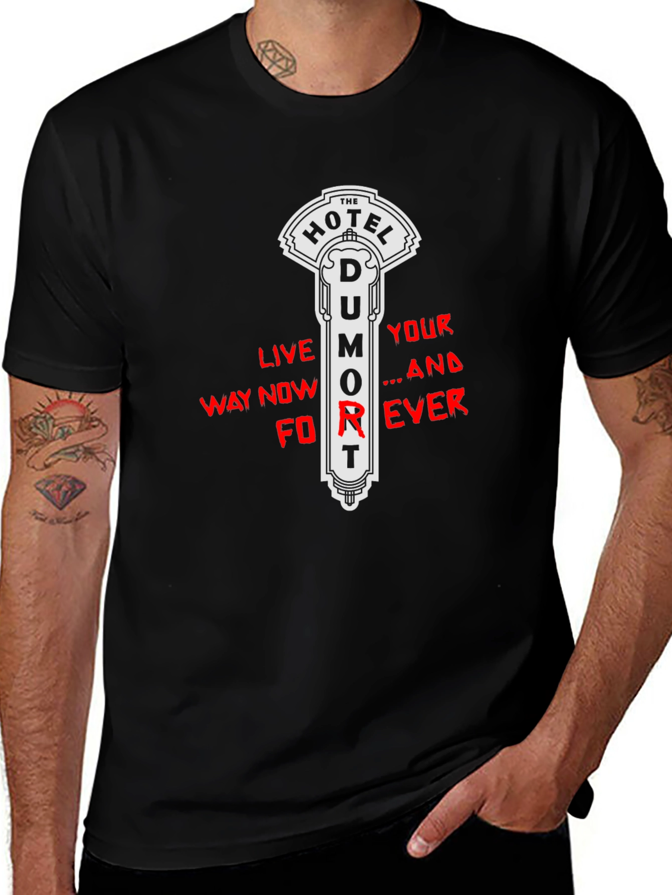 Hotel Dumort T-Shirt - Live Your Way Forever Tee