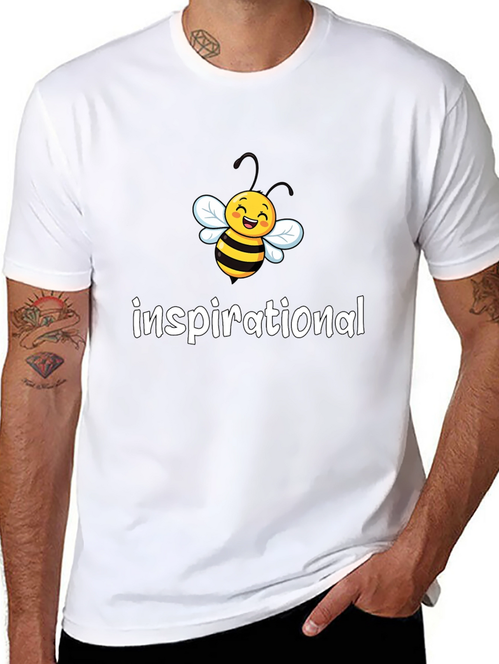Inspirational Bee Graphic T-Shirt