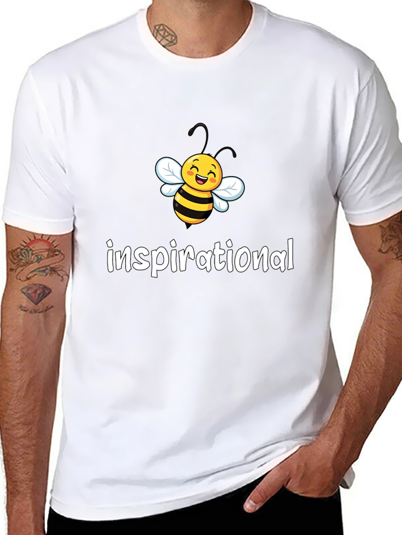 Inspirational Bee Graphic T-Shirt