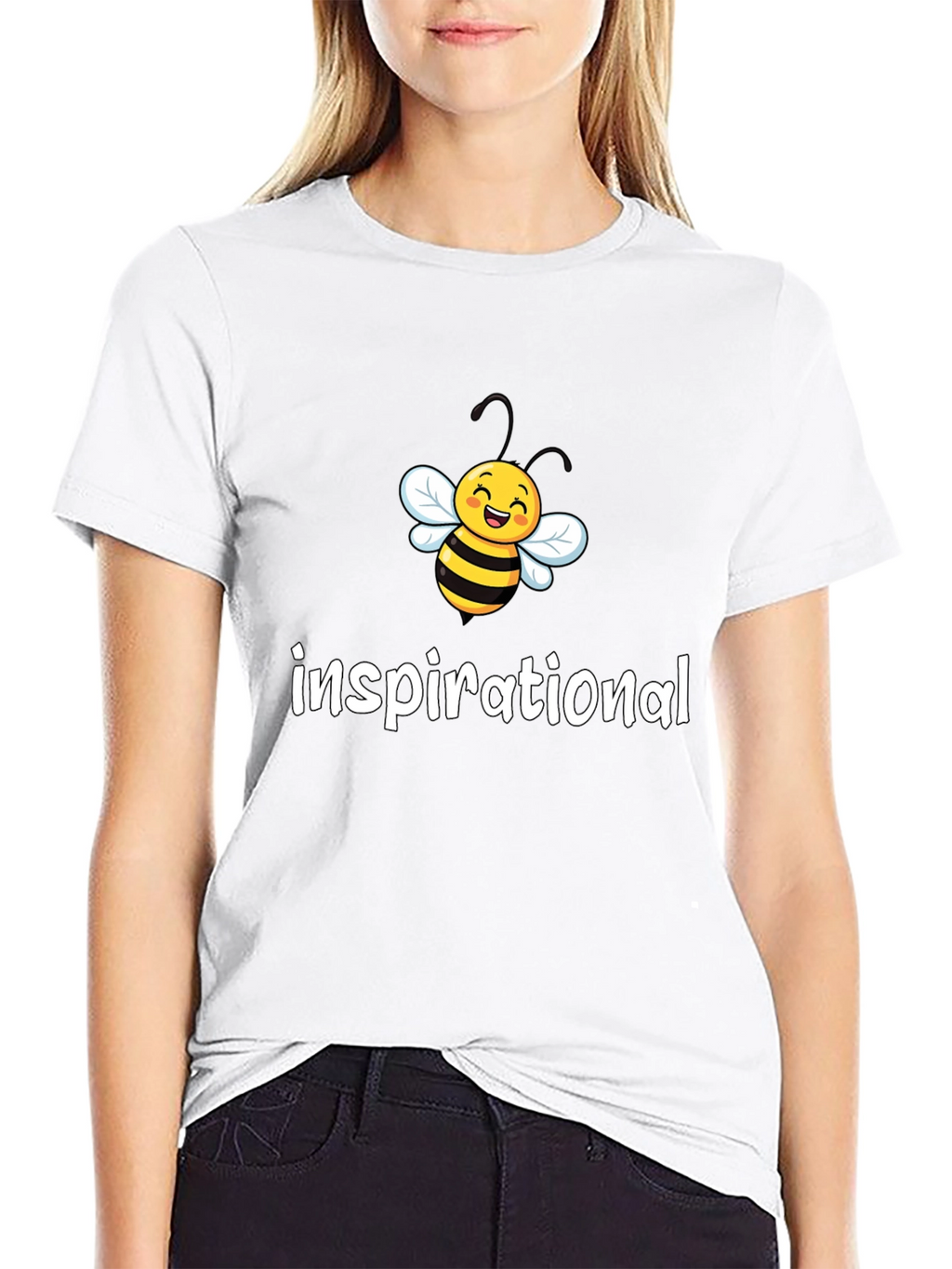 Inspirational Bee Graphic T-Shirt