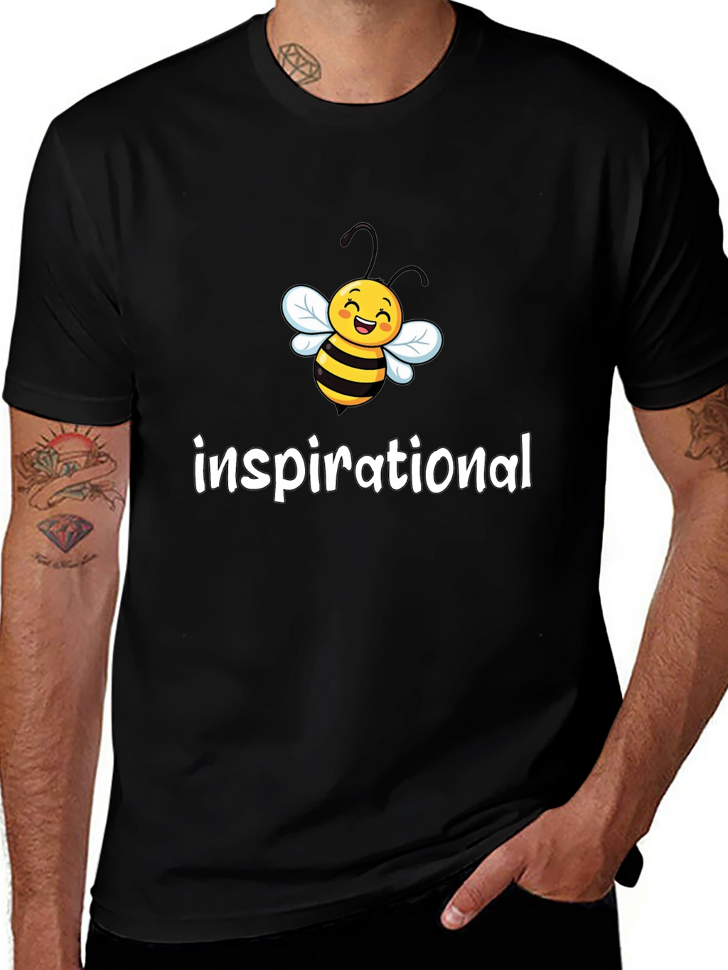 Inspirational Bee Graphic T-Shirt