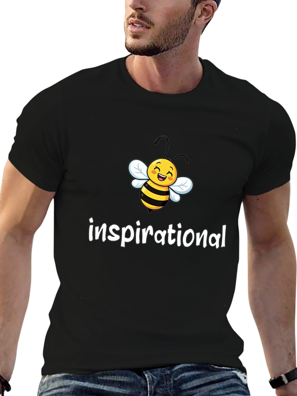Inspirational Bee Graphic T-Shirt