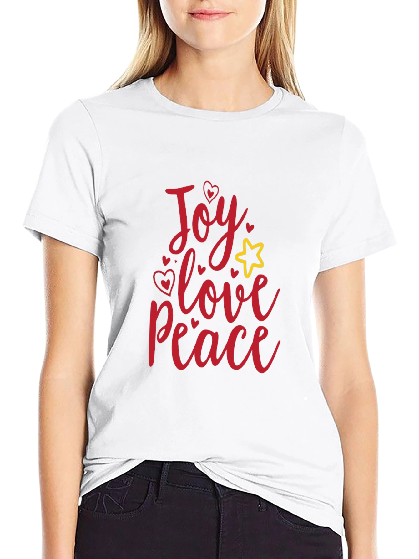 Joy Love Peace Graphic Tee