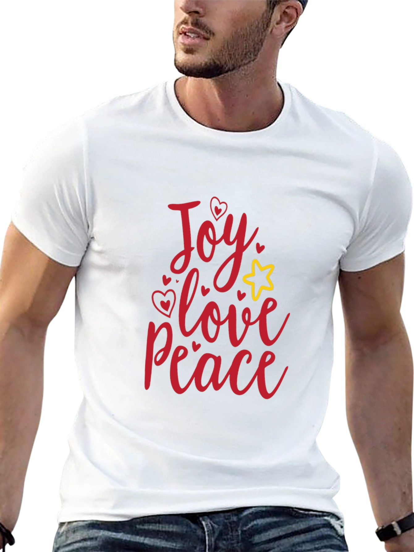 Joy Love Peace Graphic Tee