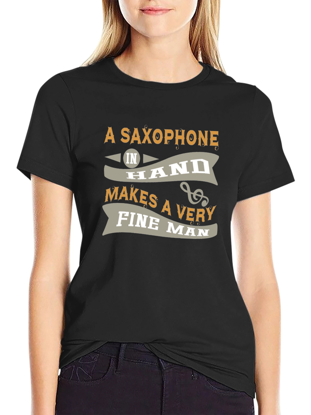 Saxophone Man T-Shirt - Musician Gift