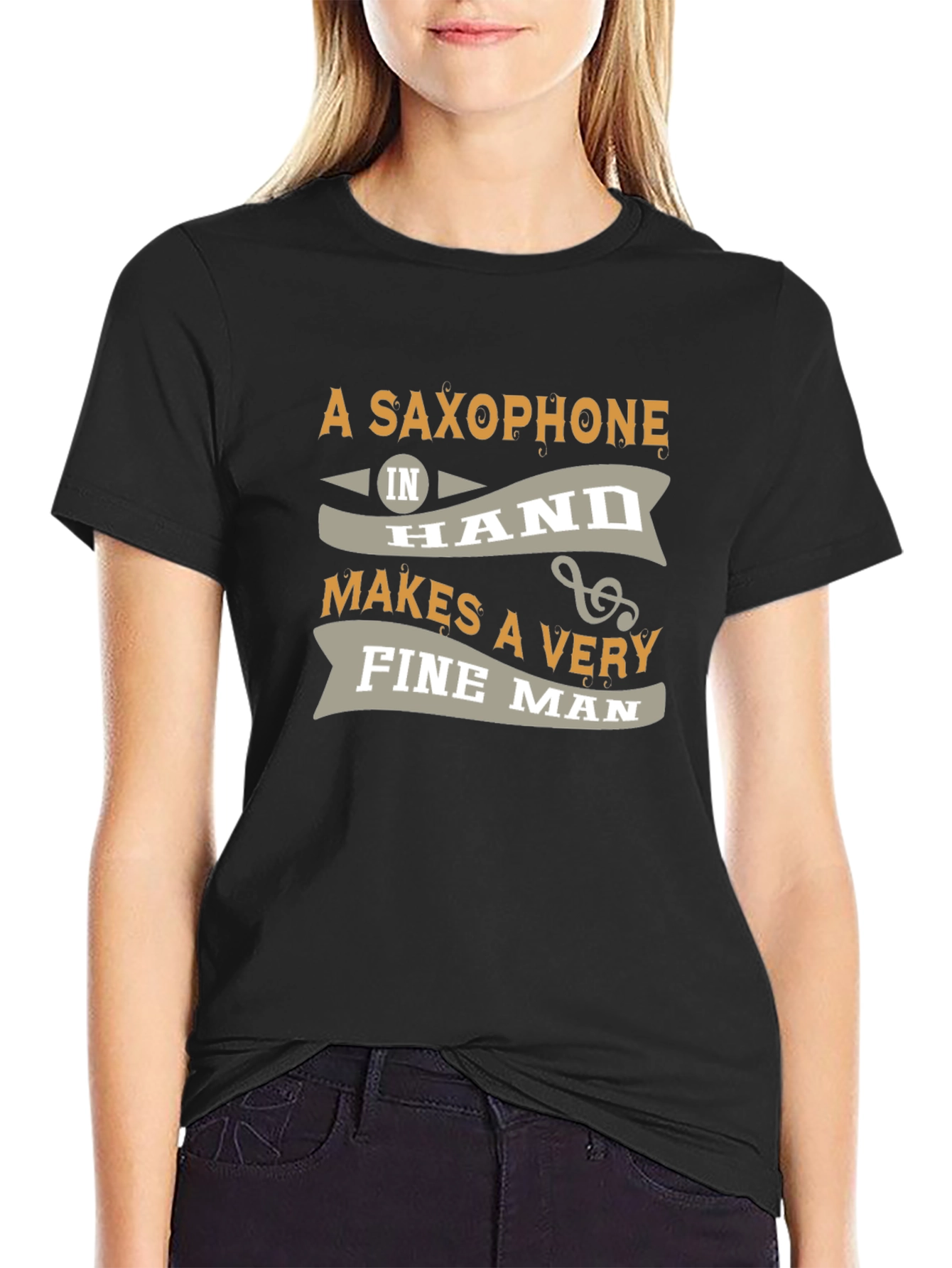 Saxophone Man T-Shirt - Musician Gift