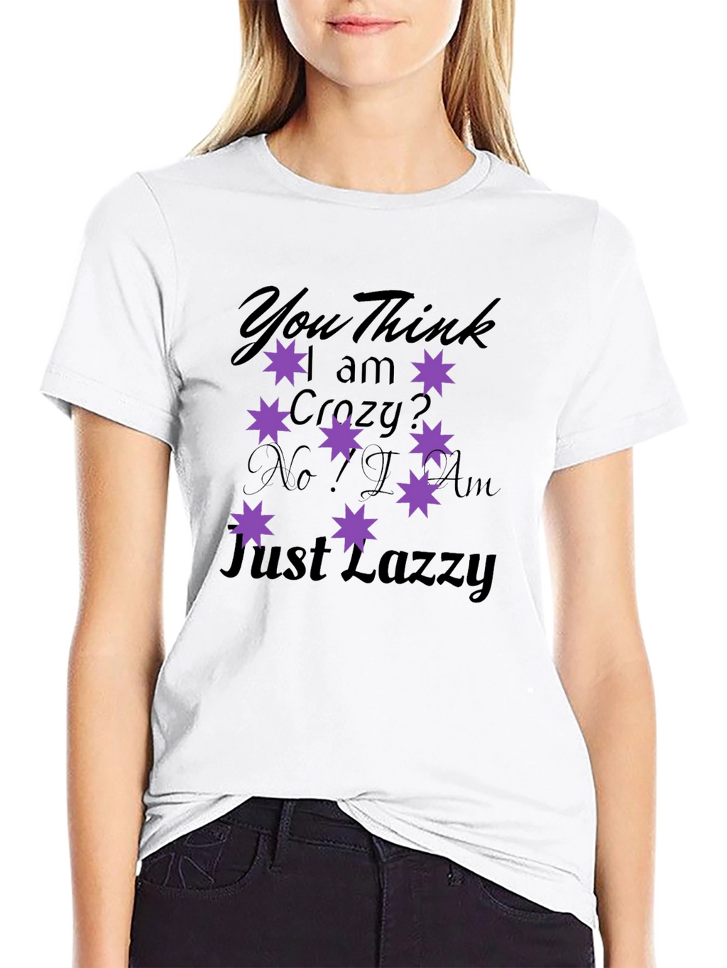 Crazy Lazy T-Shirt - Fun Novelty Tee