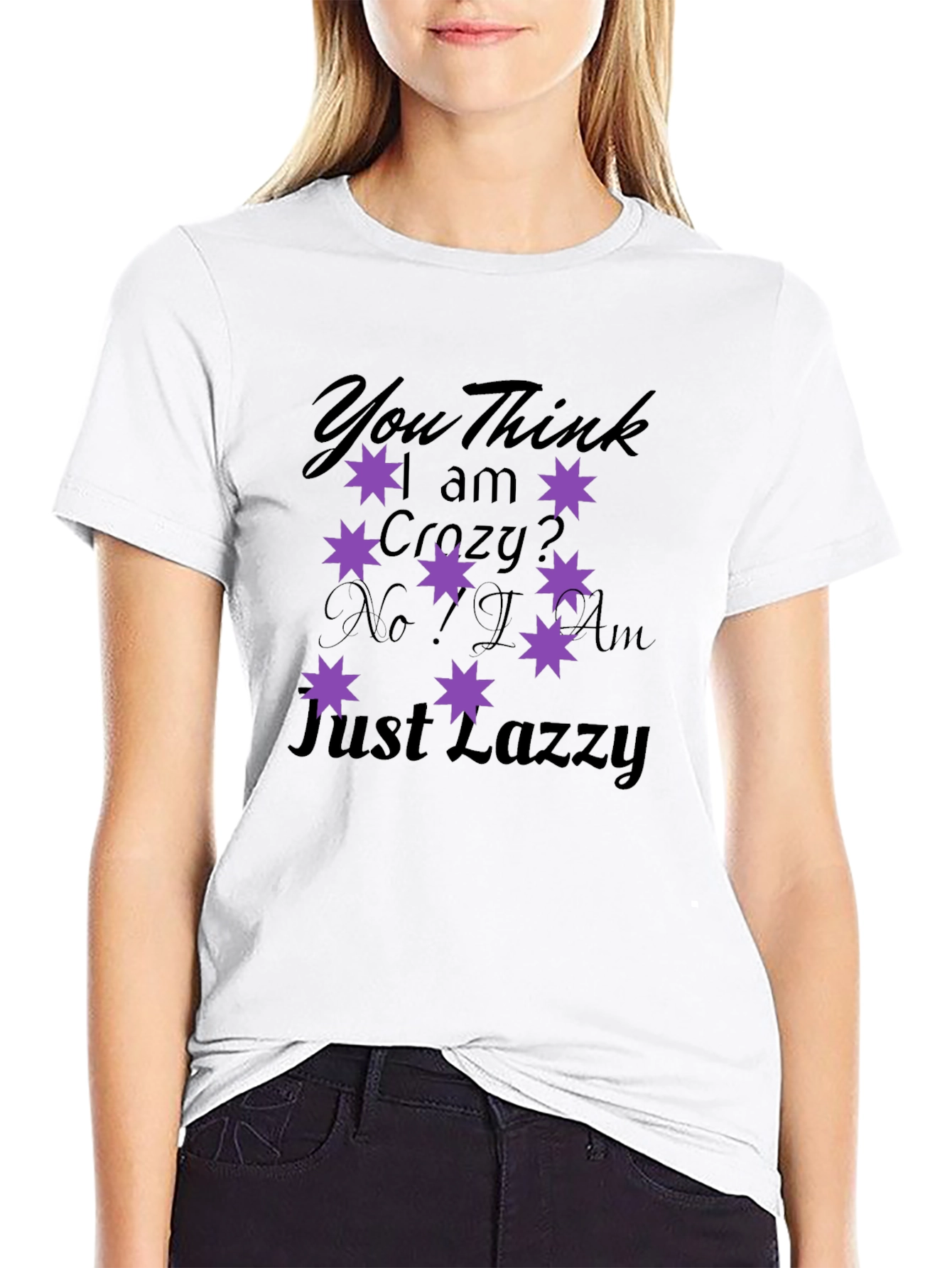 Crazy Lazy T-Shirt - Fun Novelty Tee