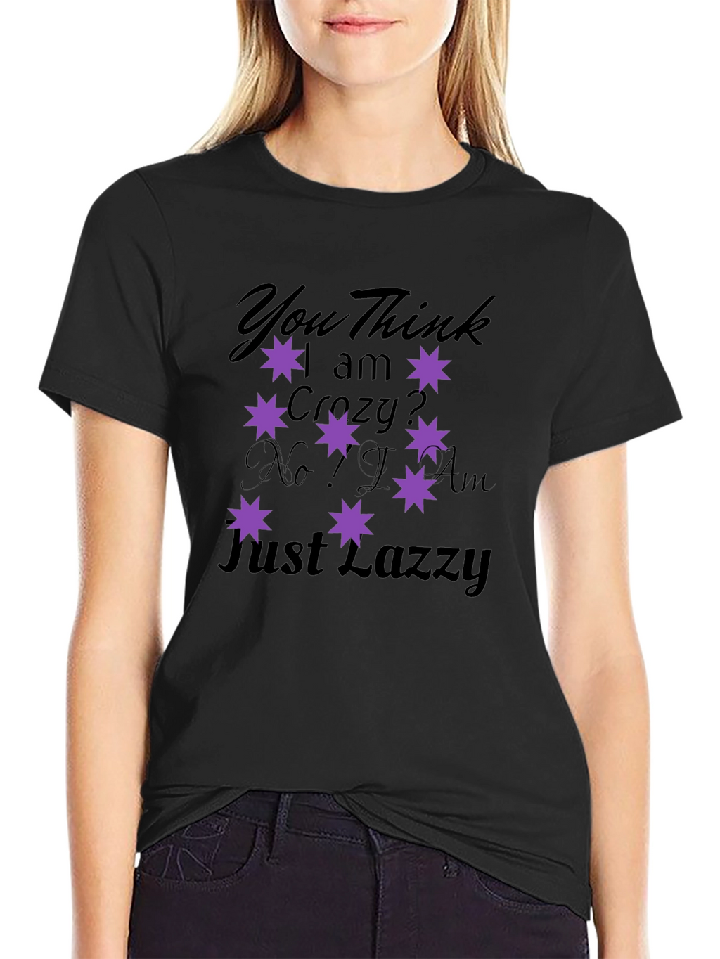 Crazy Lazy T-Shirt - Fun Novelty Tee