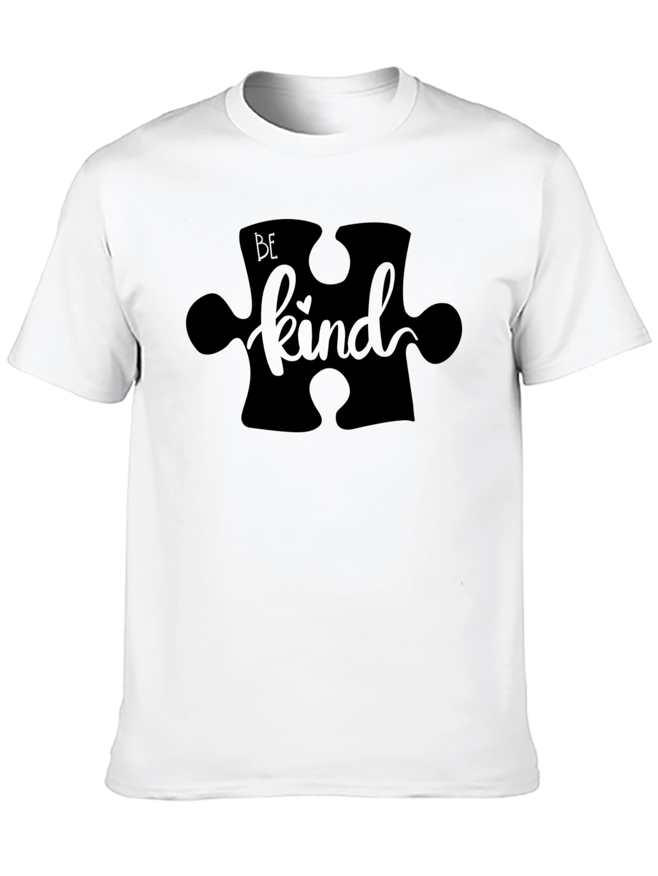 Be Kind Autism Awareness Puzzle Piece Tee