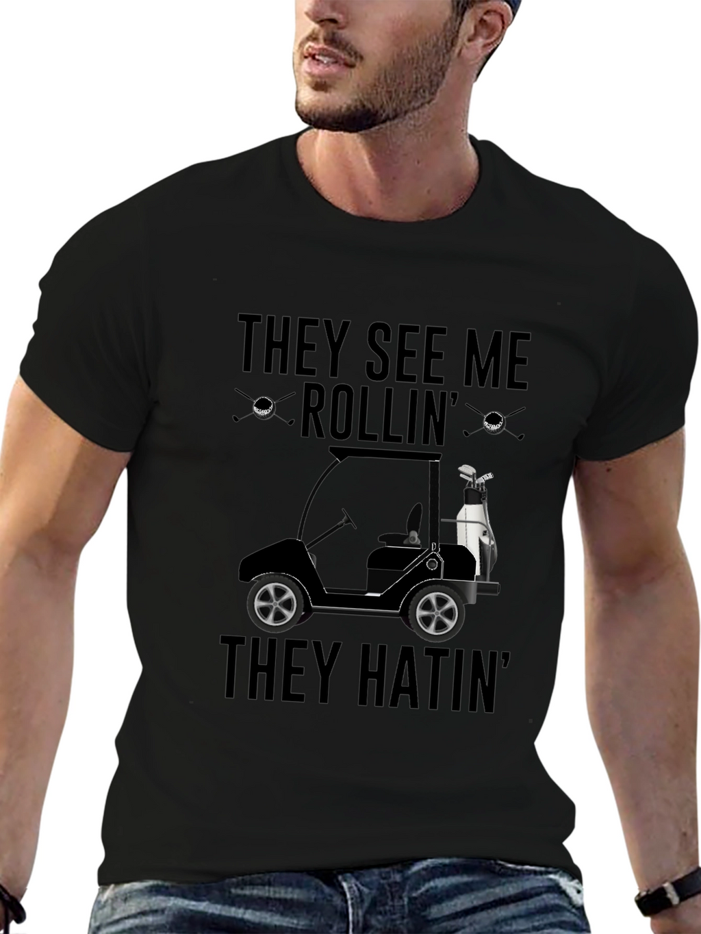 They See Me Rollin Golf T-Shirt
