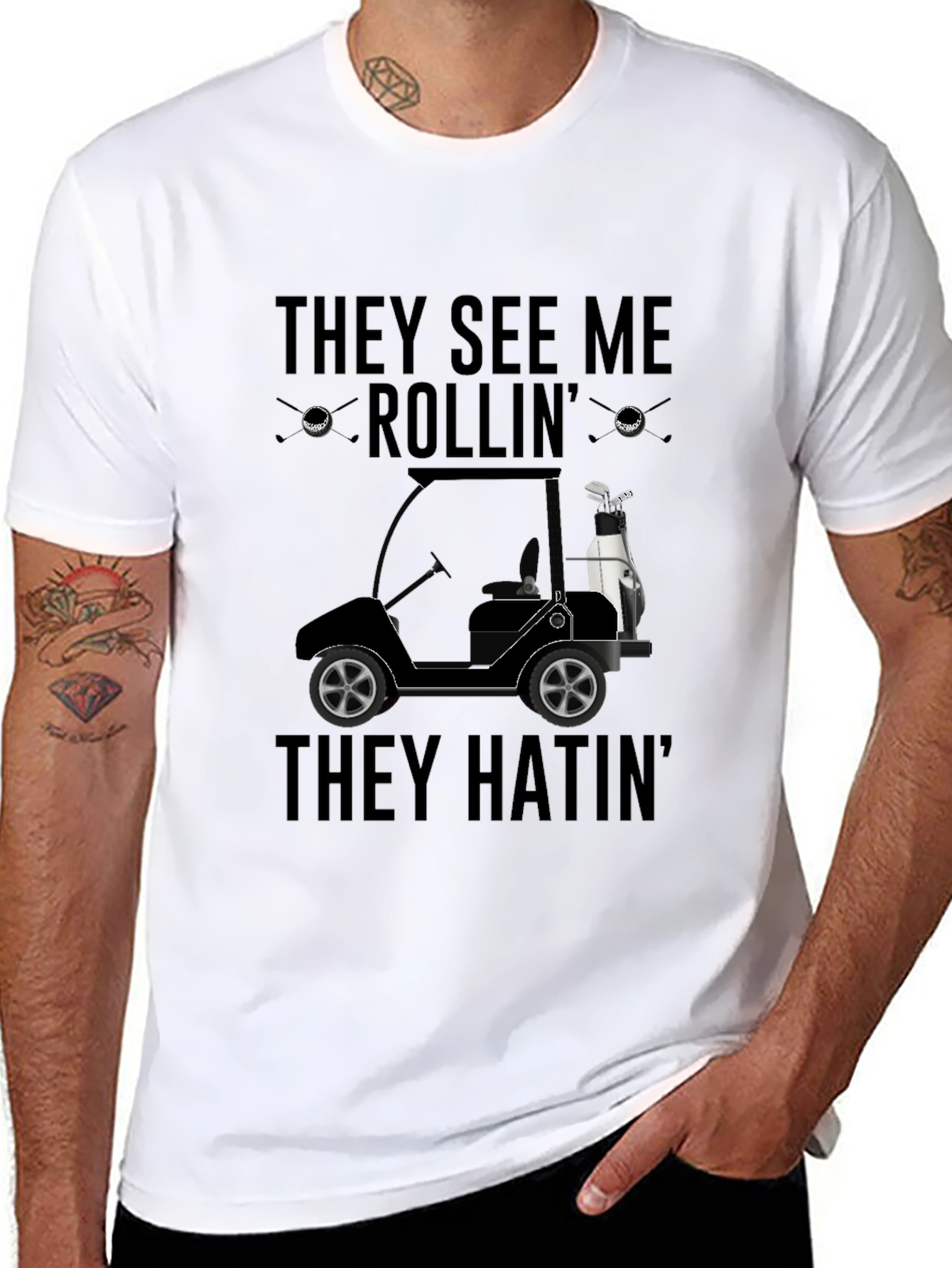 They See Me Rollin Golf T-Shirt