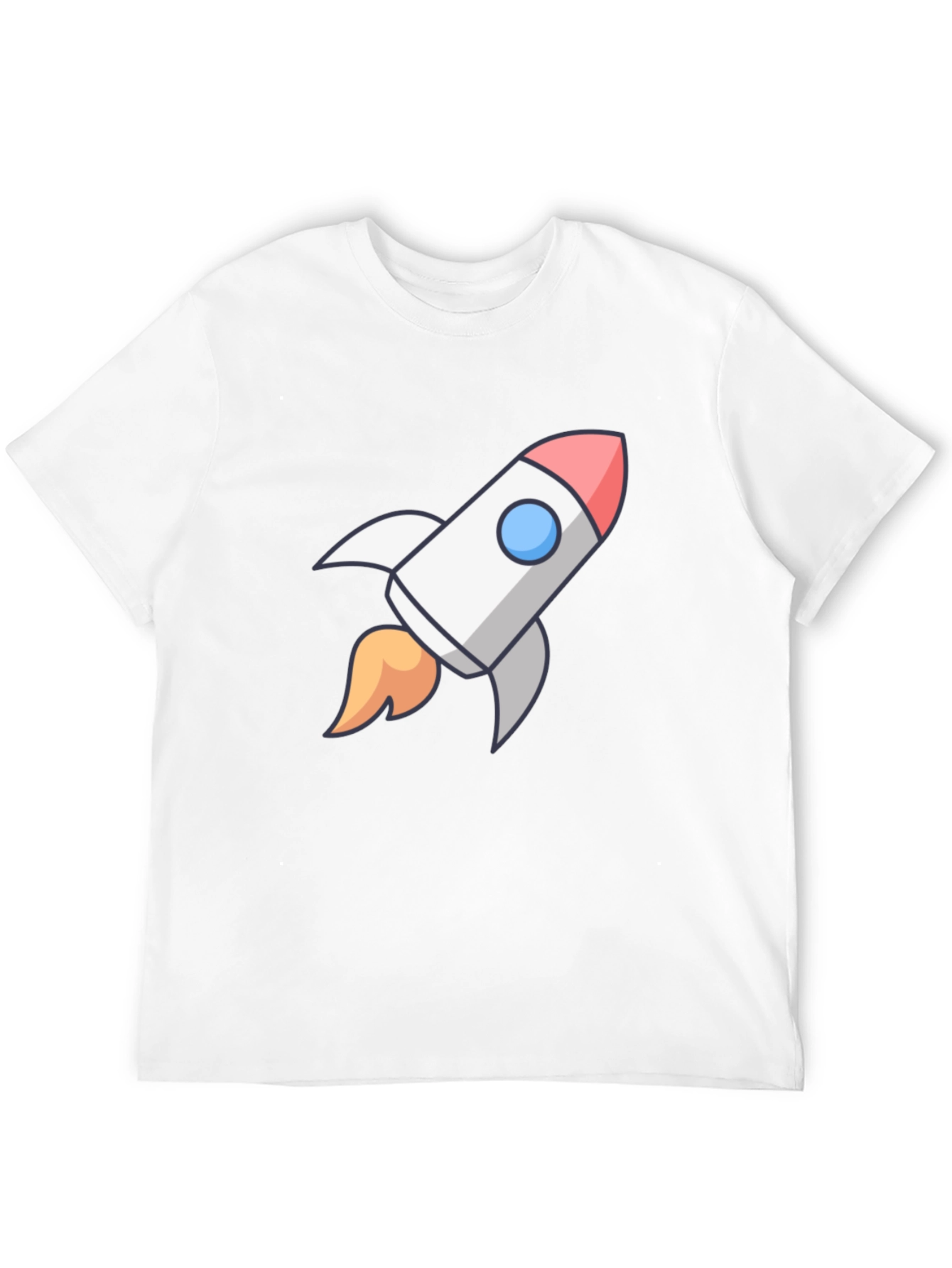 Rocket Graphic Black T-Shirt
