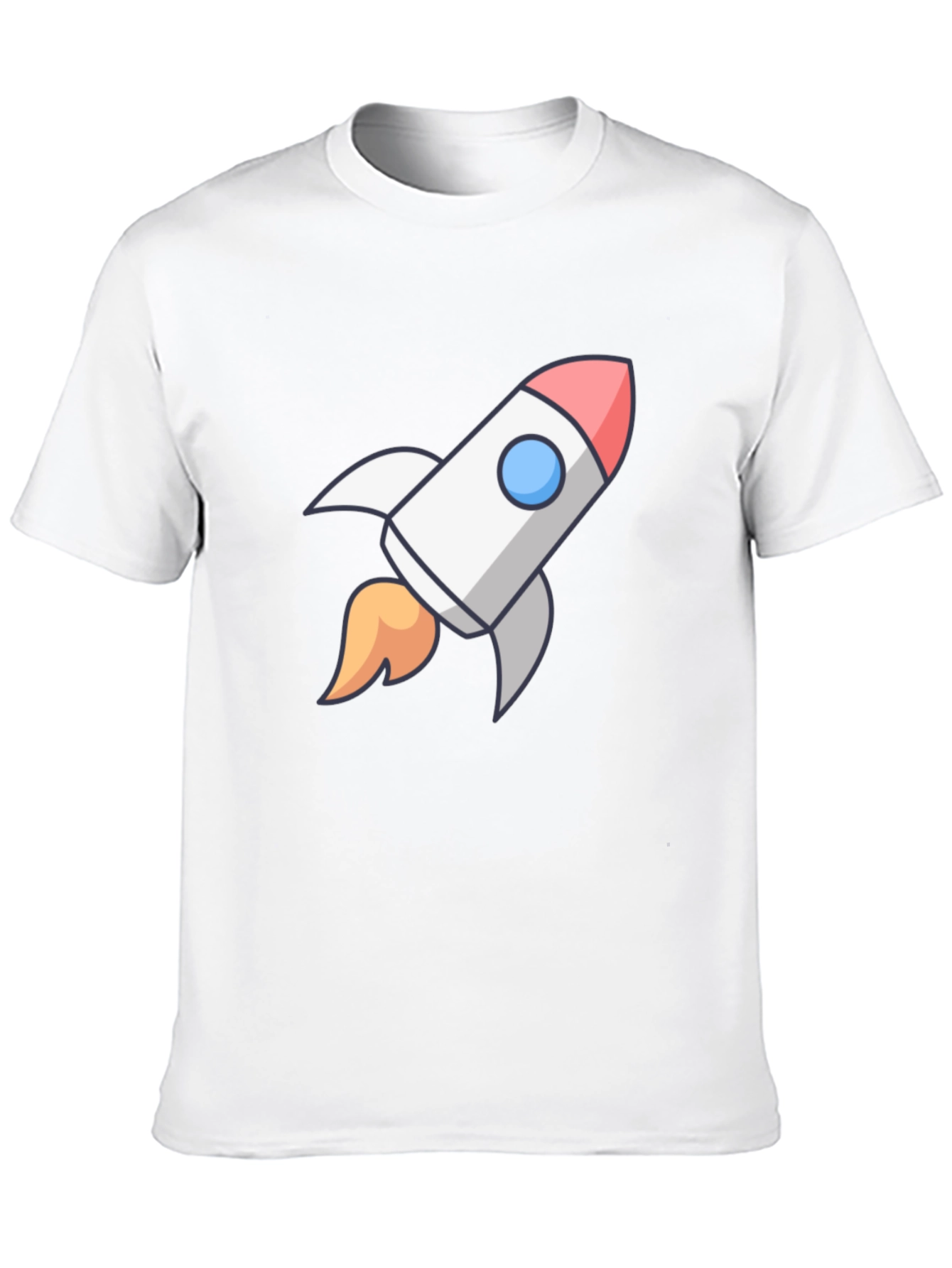 Rocket Graphic Black T-Shirt