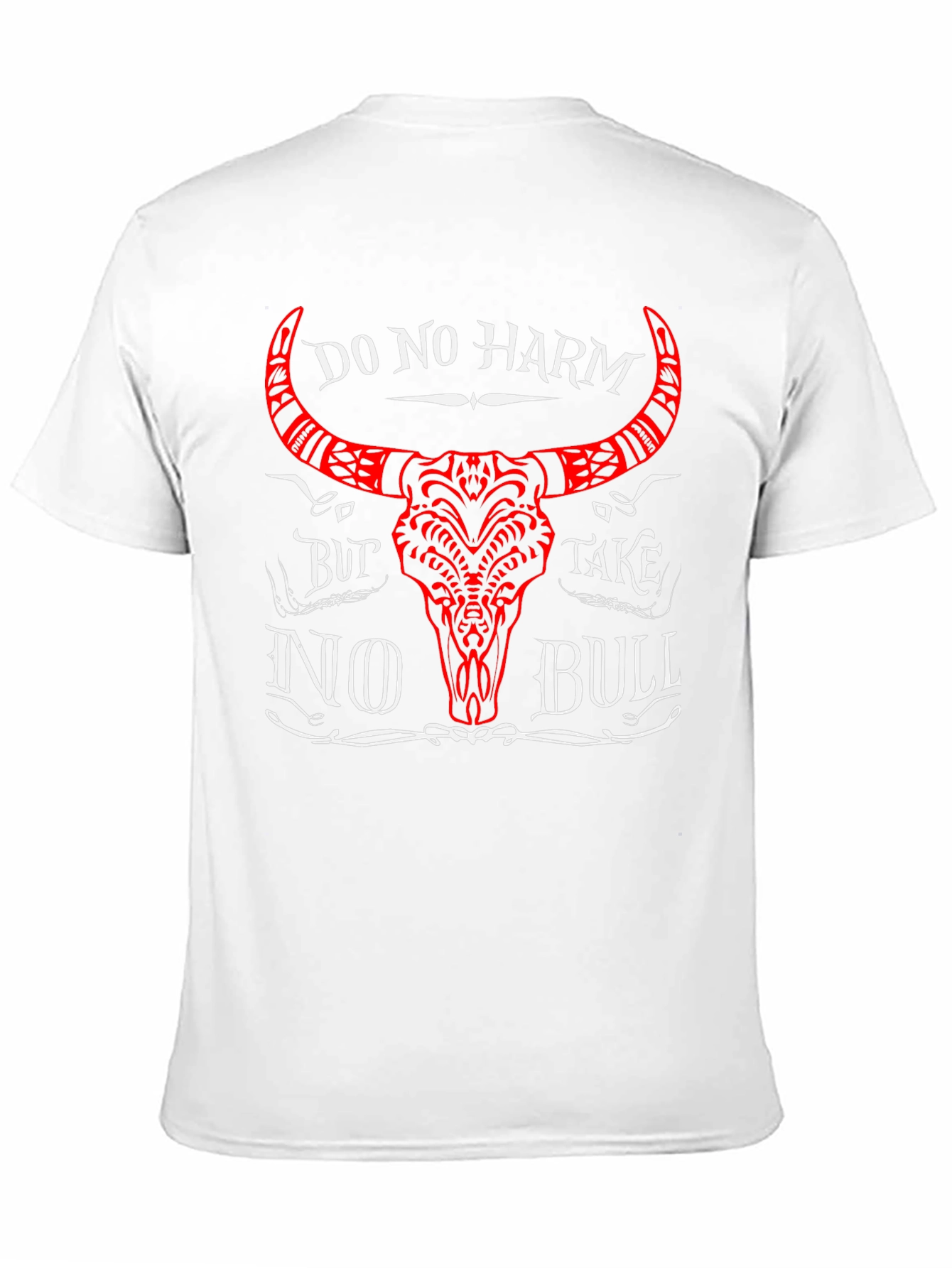 Do No Harm No Bull Black Graphic T-Shirt