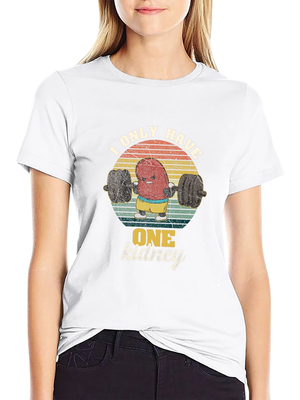 One Kidney Gym Funny T-Shirt