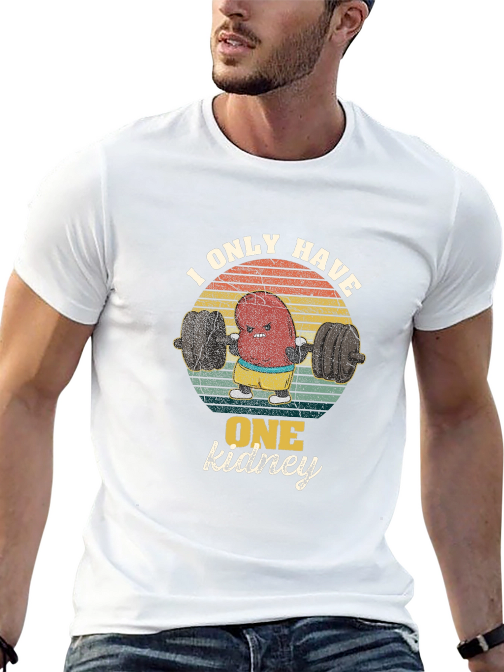 One Kidney Gym Funny T-Shirt