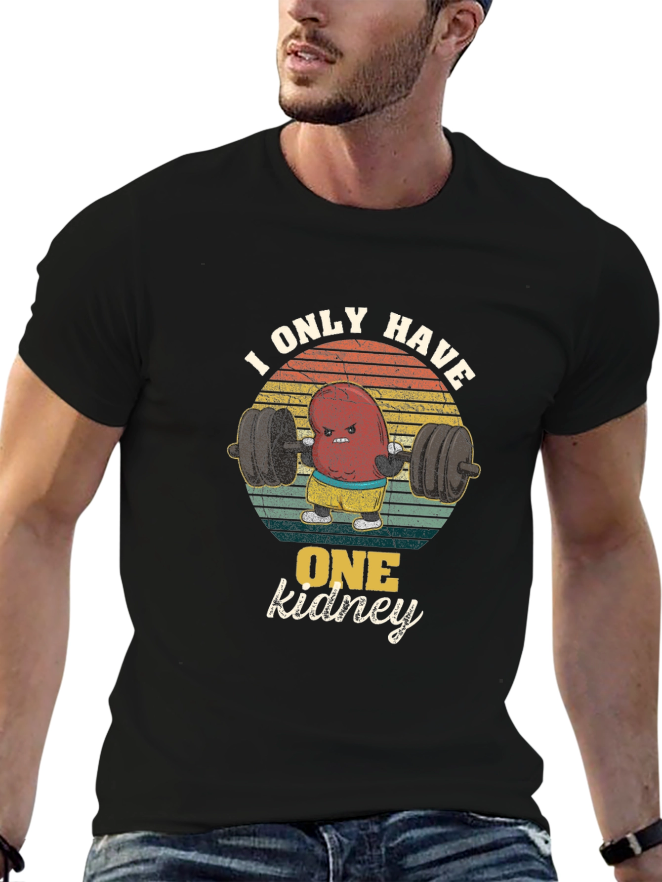 One Kidney Gym Funny T-Shirt