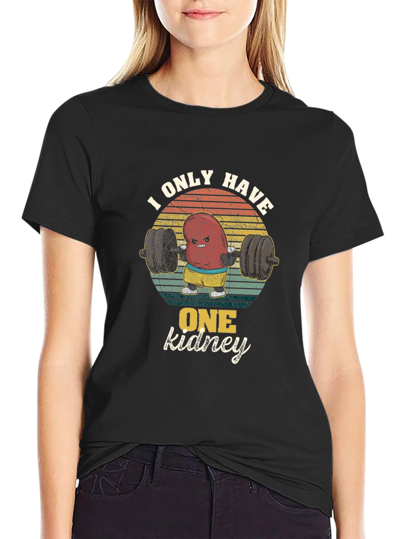One Kidney Gym Funny T-Shirt