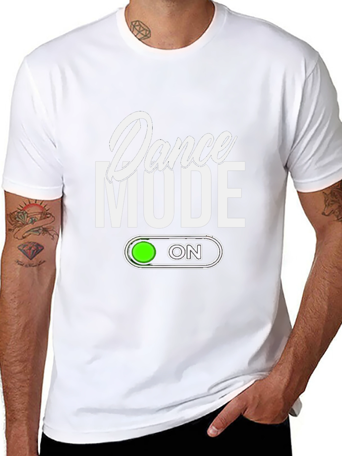 Dance Mode On Black T-Shirt