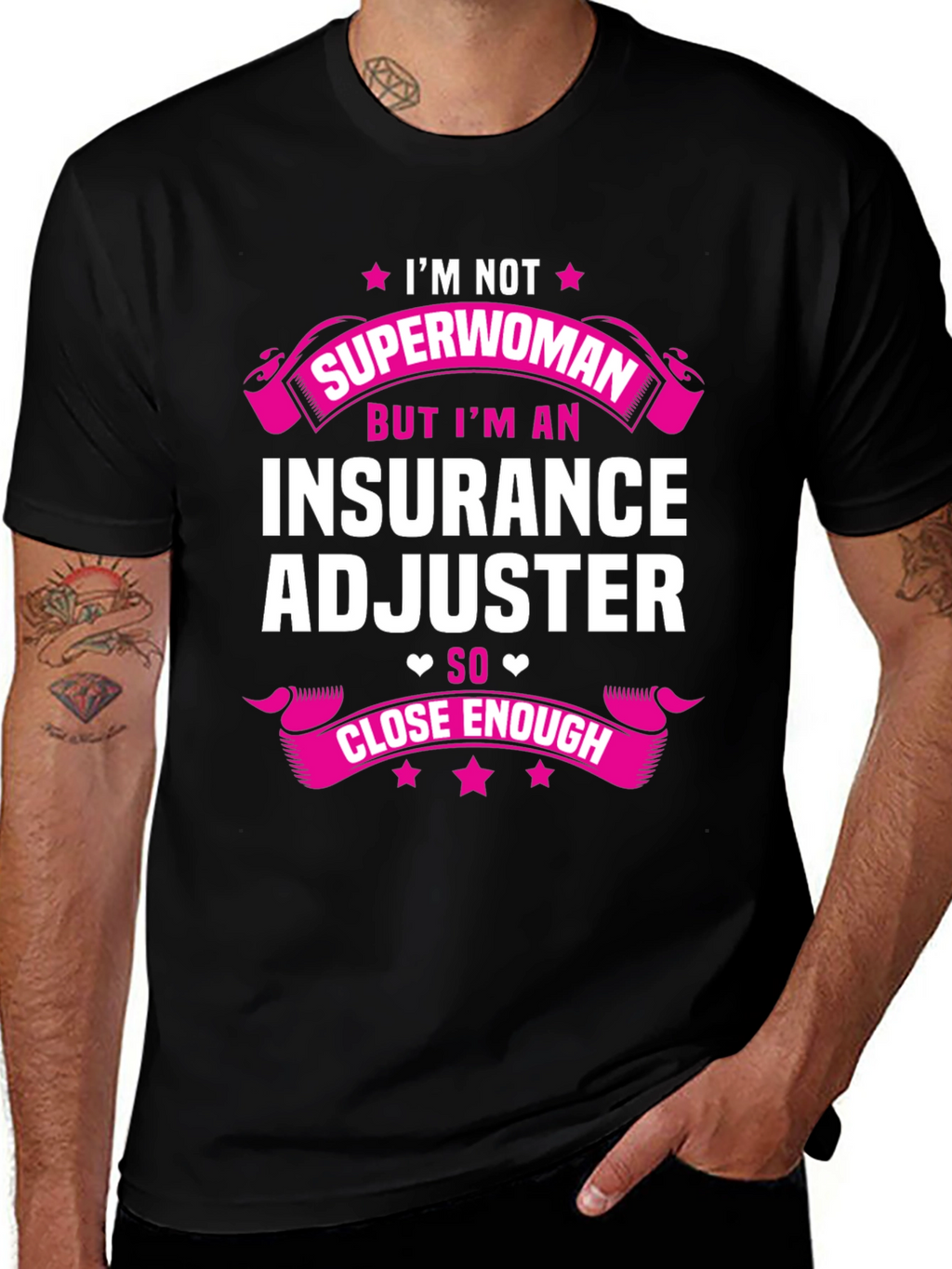 Insurance Adjuster Superwoman T-Shirt